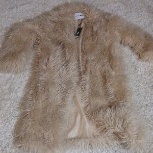 NWT FAUR FUR COAT
